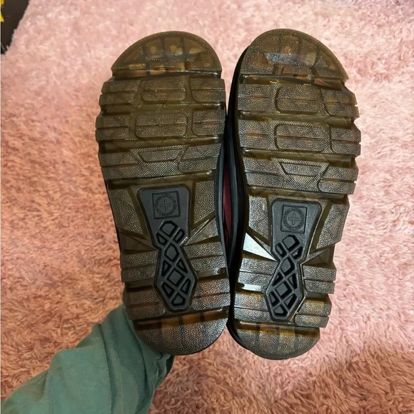 Dr Martens Zebzag Suede Slingback Platform Mules Women's Shoes Muted Purple NWOT - Picture 3 of 6